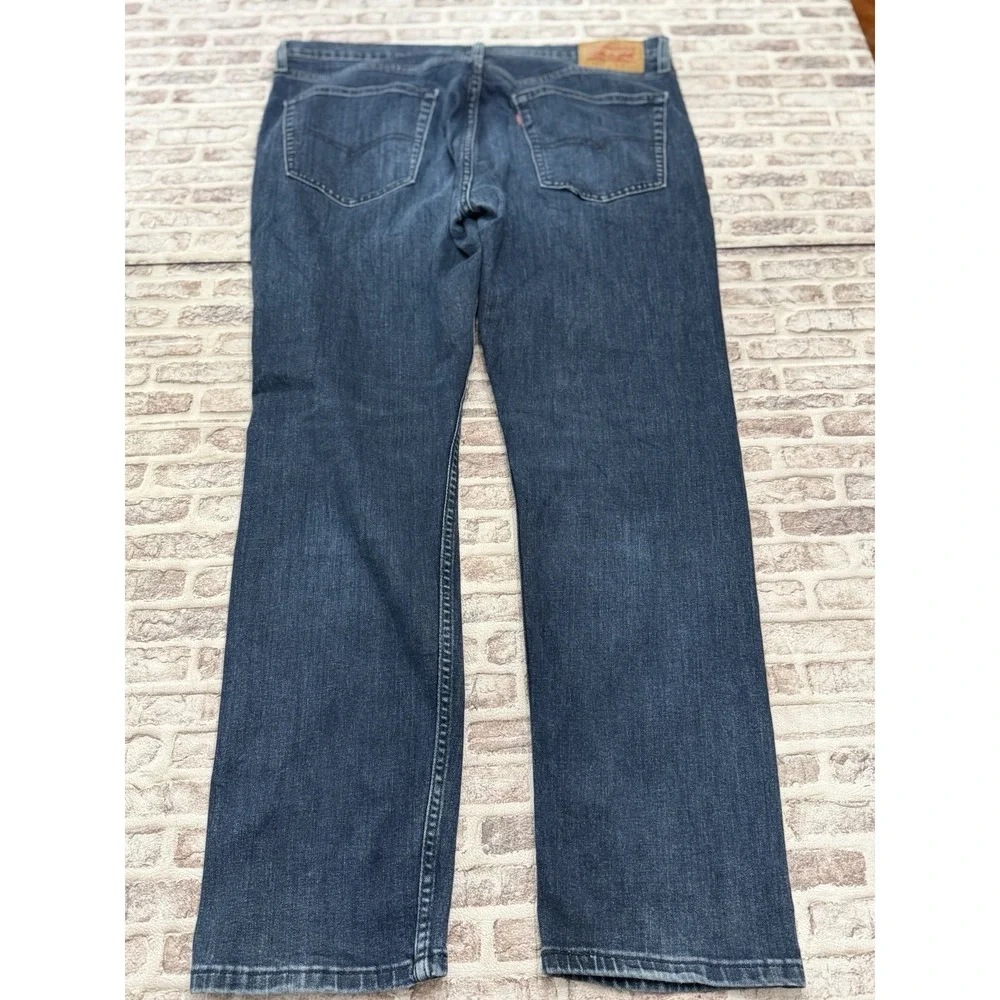 Levi's 502 Regular Taper Fit Jeans Men's 38x31 Dark Indigo Wash All Seasons Tech